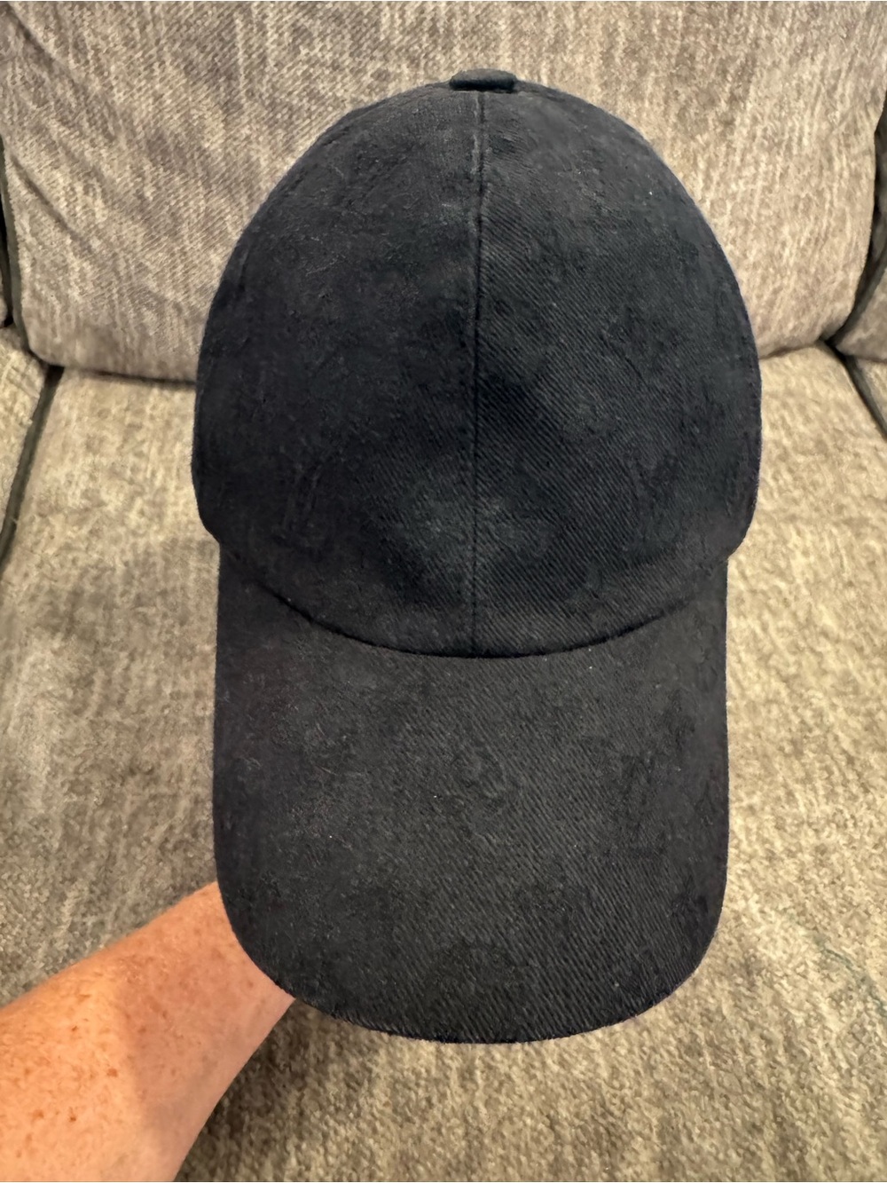 Louis Vuitton Black on Black Baseball Cap.